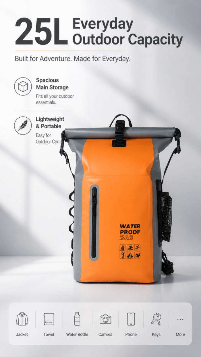 Outdoor Waterproof Backpack - 图片 7