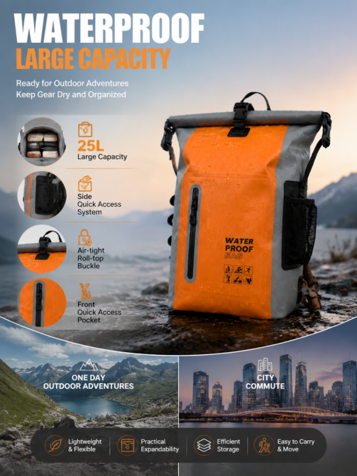 Outdoor Waterproof Backpack - 图片 3